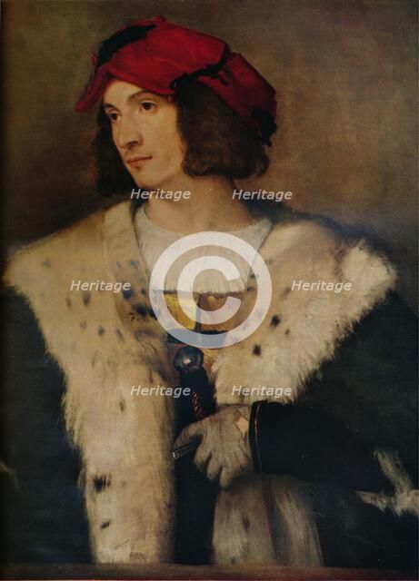 'Man in a Red Cap', c1510. Artist: Titian.