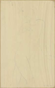 Man in Ballet Costume Wearing a Turban, n.d. Creator: Amadeo Modigliani