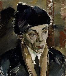 Man in Fur Cap, 1920. Creator: Ilmari Aalto