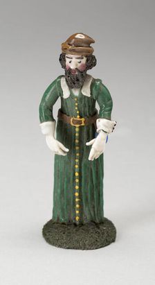 Man in Green Robe, France, 18th century. Creator: Verres de Nevers