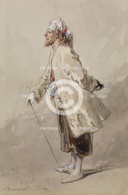 Man in Turkish Dress, c1860. Creator: Paul Gavarni.