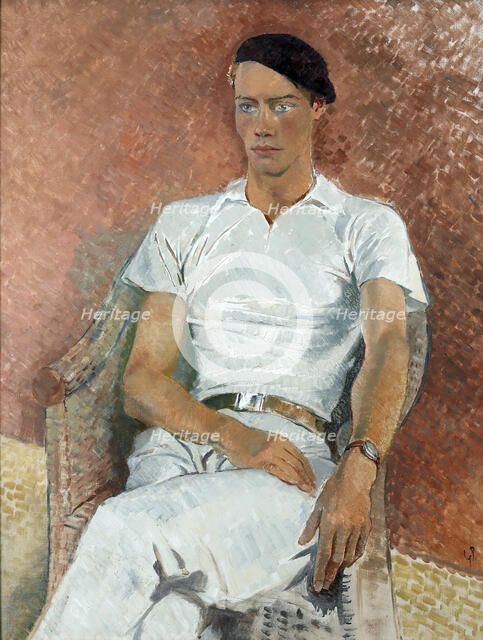 Man in white, 1933. Creator: Glyn Warren Philpot.