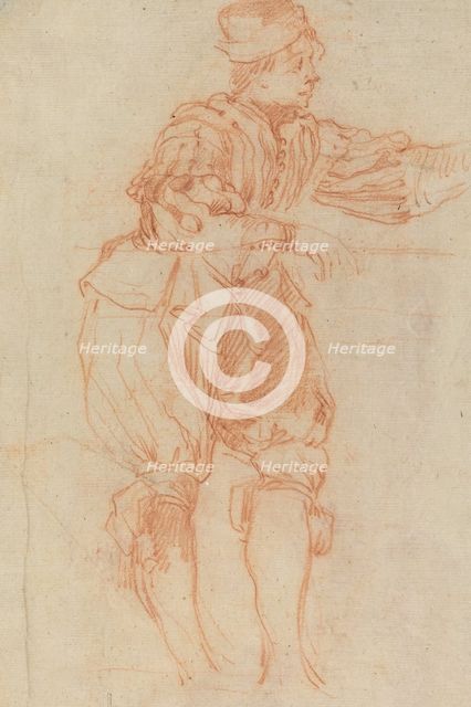 Man Leaning on a Rail [verso]. Creator: Matteo Rosselli.