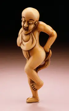 Man Pulling on Breechcloth, 19th century. Creator: Unknown
