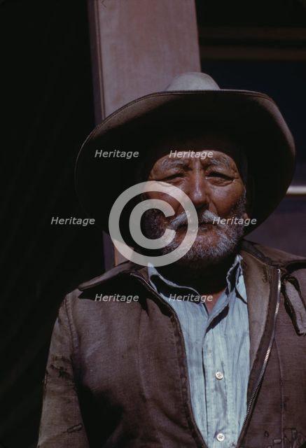 Man, possibly a farmer or agricultural laborer, between 1941 and 1942. Creator: Unknown.