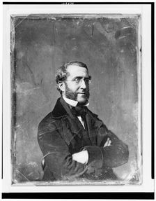 Man, possibly John H. Craig, half-length portrait, three-quarters to right..., between 1844 and 1860 Creator: Mathew Brady