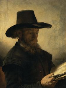 Man Reading, c1648. Creator: Rembrandt Harmensz van Rijn