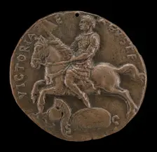 Man Riding [reverse], fourth quarter 15th century. Creator: Antonio Averlino