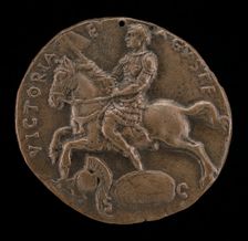 Man Riding [reverse], fourth quarter 15th century. Creator: Antonio Averlino