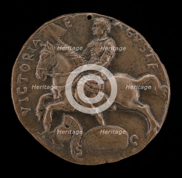Man Riding [reverse], fourth quarter 15th century. Creator: Antonio Averlino.