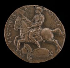 Man Riding [reverse], fourth quarter 15th century. Creator: Antonio Averlino