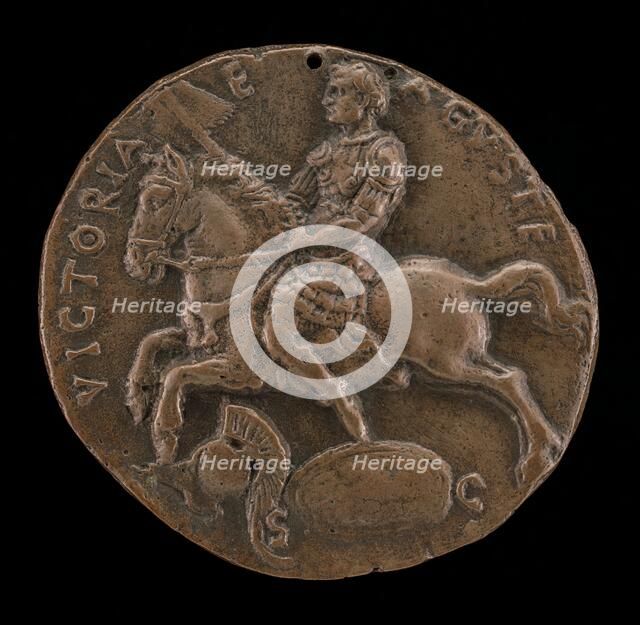 Man Riding [reverse], fourth quarter 15th century. Creator: Antonio Averlino.