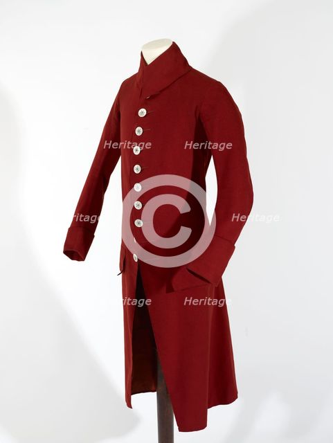 Man's Coat, 18th Century. Creator: Unknown.