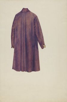 Man's Coat, 1935/1942. Creator: Unknown