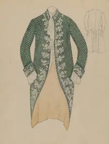 Man's Coat, 1935/1942. Creator: Nancy Crimi