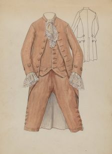 Man's Costume, c. 1936. Creator: Jessie M. Benge