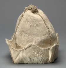 Man's Cap, 1600s. Creator: Unknown