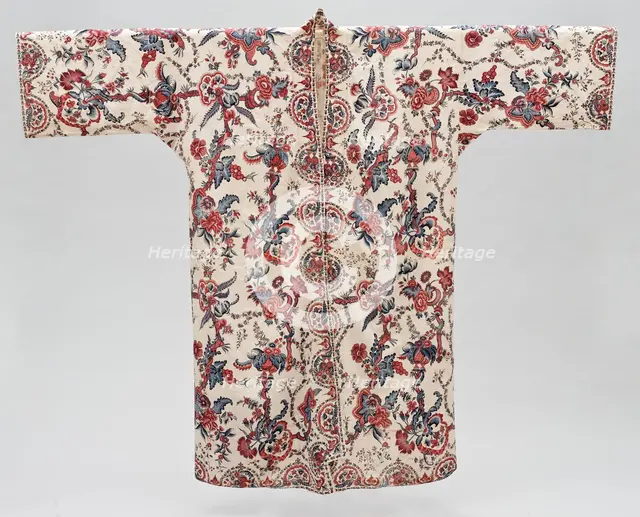 Man’s at-home robe or banyan, India, probably Coromandel Coast; for the Western market, c1700-c1750. Creator: Unknown.