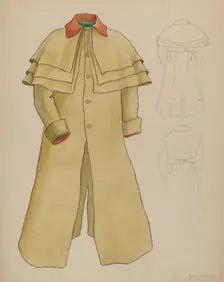 Man's Great Coat, c. 1937. Creator: Frederick Jackson
