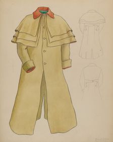 Man's Great Coat, c. 1937. Creator: Frederick Jackson