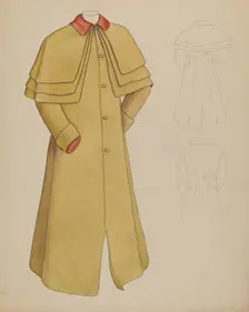 Man's Great Coat, c. 1937. Creator: Frederick Jackson