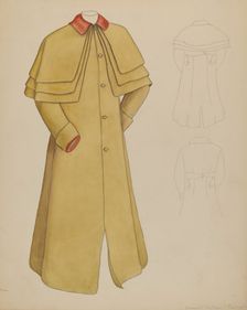 Man's Great Coat, c. 1937. Creator: Frederick Jackson