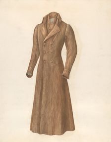 Man's Dressing Gown, c. 1939. Creator: Henry De Wolfe