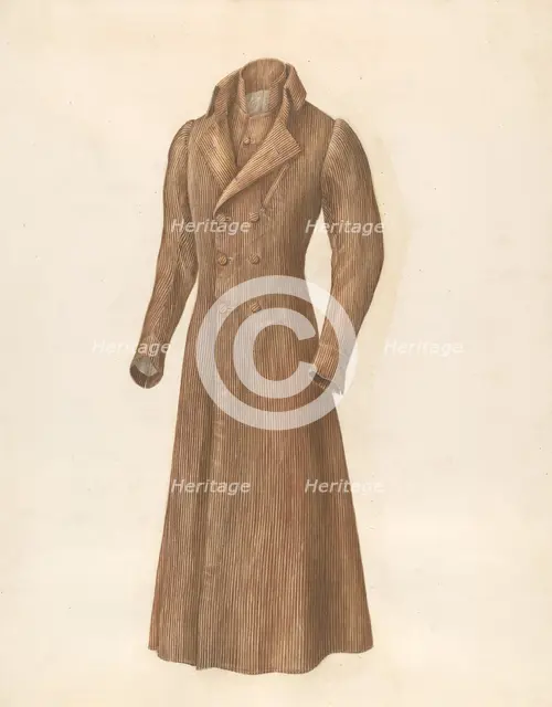 Man's Dressing Gown, c. 1939. Creator: Henry De Wolfe.