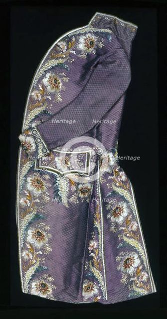 Man's Full-length Coat, France, c. 1790. Creator: Unknown.