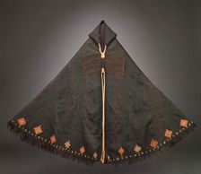 Man's Hooded Cape (Akhnif), 19th century. Creator: Unknown
