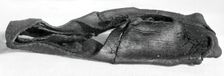 Man's Horned Toe Shoe, England, 16th century. Creator: Unknown