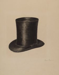 Man's Hat, 1935/1942. Creator: Bessie Forman