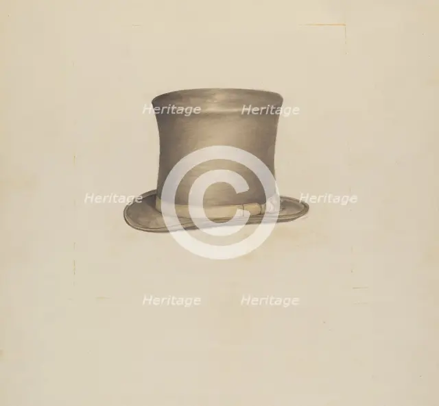 Man's Hat, 1935/1942. Creator: Henry De Wolfe.