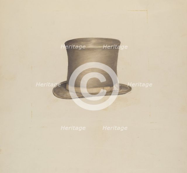 Man's Hat, 1935/1942. Creator: Henry De Wolfe.