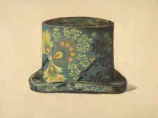 Man's Hat Box, c. 1937. Creator: Max Soltmann
