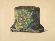 Man's Hat Box, c. 1937. Creator: Max Soltmann