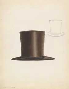 Man's Hat, c. 1937. Creator: Creighton Kay-Scott