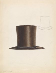 Man's Hat, c. 1937. Creator: Creighton Kay-Scott