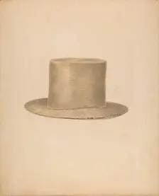 Man's Hat, c. 1939. Creator: Alvin Shiren