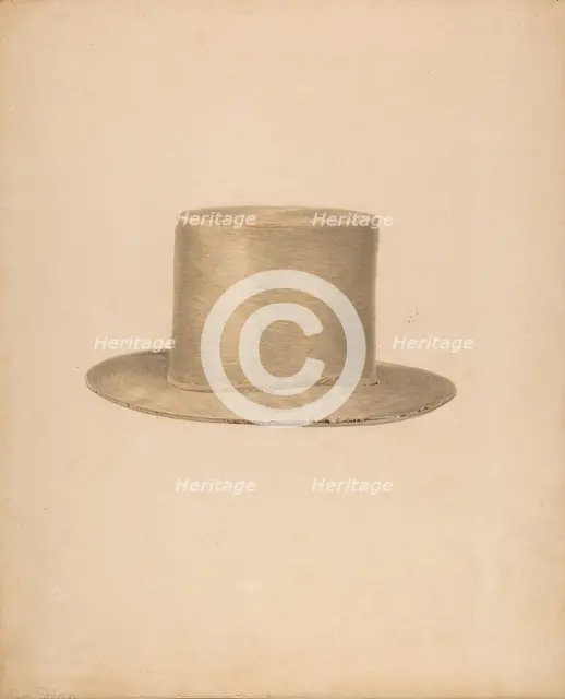 Man's Hat, c. 1939. Creator: Alvin Shiren.