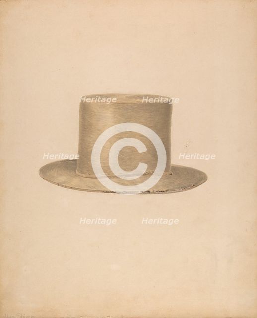 Man's Hat, c. 1939. Creator: Alvin Shiren.
