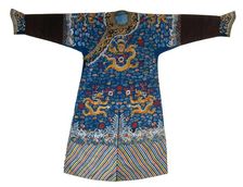 Man's (Imperial) Dragon Robe, about 1870. Creator: Unknown