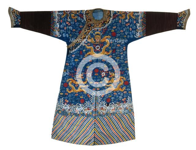 Man's (Imperial) Dragon Robe, about 1870. Creator: Unknown.