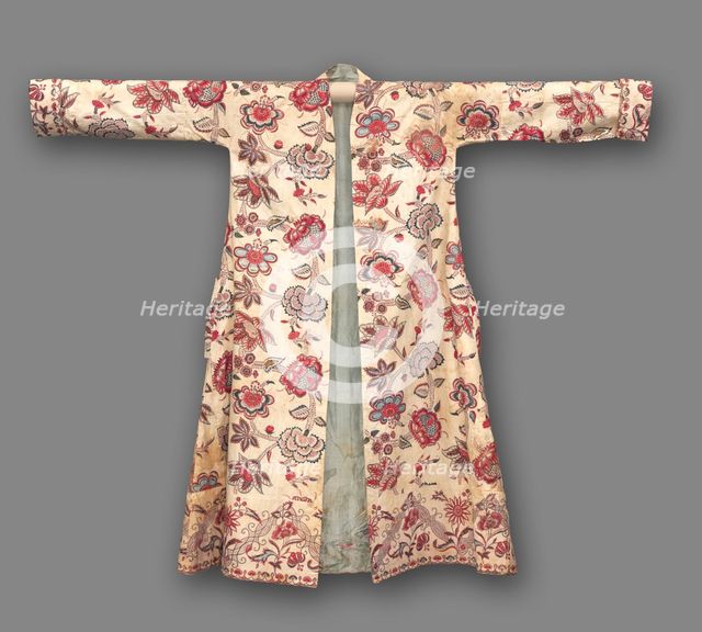 Man's morning coat, 1700-1750. Creator: Unknown.