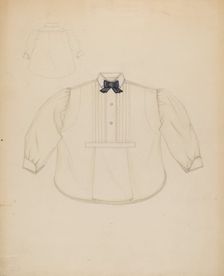 Man's Miniature Shirt, c. 1936. Creator: Sylvia DeZon
