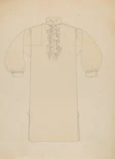Man's Shirt, c. 1936. Creator: Catherine Fowler