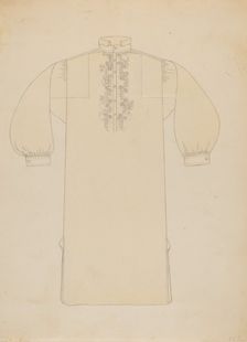 Man's Shirt, c. 1936. Creator: Catherine Fowler