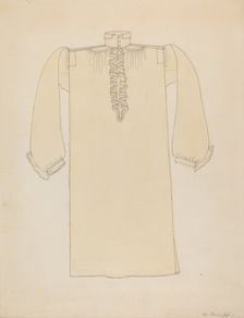 Man's Shirt, c. 1936. Creator: Margaret Knapp
