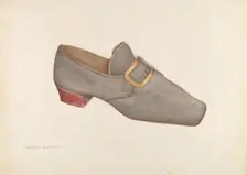 Man's Shoe, 1941. Creator: Dorothy Dwin