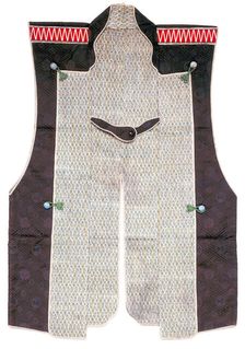 Man's Sleeveless Surcoat Worn Over Armor (Jinbaori), early 19th century. Creator: Unknown